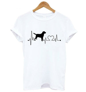 T-Shirt Herzschlag Labrador