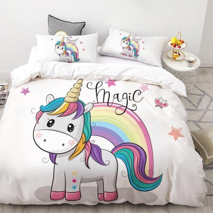 Kuschelige Einhorn Bettwäsche