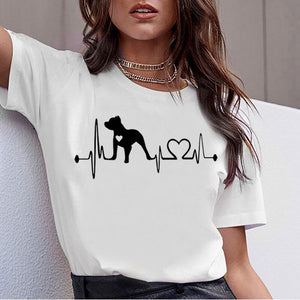 T-Shirt Herzschlag Schäferhund