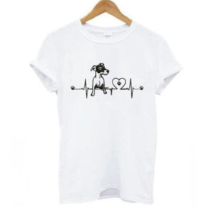 T-Shirt Herzschlag Jack Russel