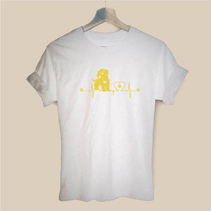 T-Shirt Herzschlag Pudel