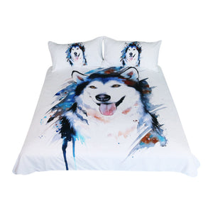 Kuschelige Husky Bettwäsche